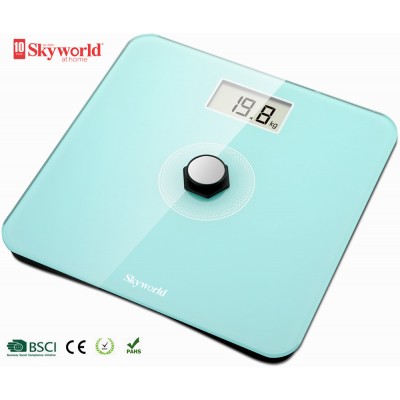 Automatic power personal scale  digital bathroom scale battery free push one time on the power button