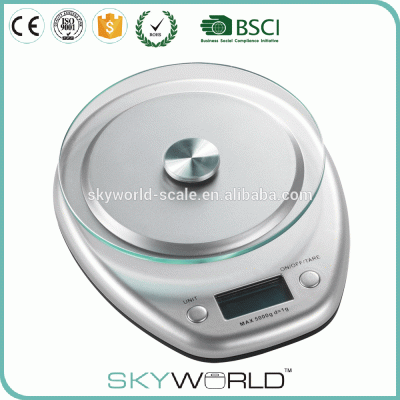 digital kitchen scale food diet scale with round shape with talking function