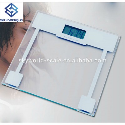 large LCD 150kg CE&ROHS TY6106 lithium battery digital personal bathroom weighing scale