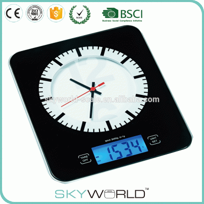 TY3109 5kg*1g digital kitchen scale with clock min kitchen kitchen scale