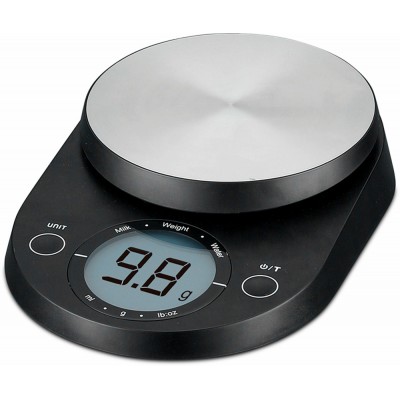 digital kitchen stainless steel kitchen scale  household kitchen scale  round LCD display